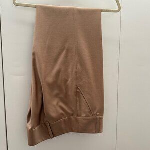 Banana Republic Martin Fit Lightweight Lined Tan Wool Trousers